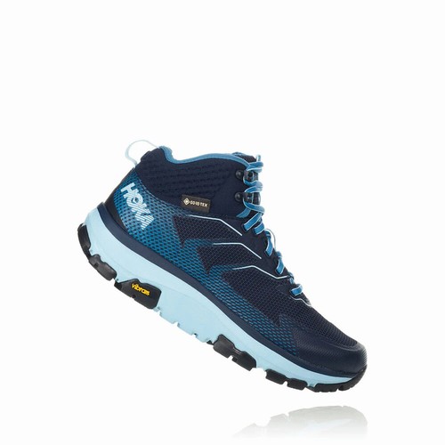 Hoka One One SKY TOA GORE-TEX Vegan Shoes For Women India Navy IN-0298